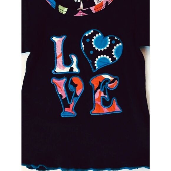 NEW Ann Loren 12-18 Months LOVE Valentine Appliqué Top  BUY 2 GET 1 FREE - Picture 3 of 4